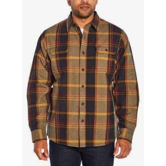 Orvis Big Bear Heavyweight Double Brushed Flannel Button Down Shirt - Picture 1 of 7